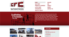Desktop Screenshot of cfcscaffolding.co.za